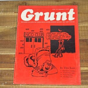 Grunt April 1972 Vietnam War Humor Magazine